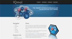 Desktop Screenshot of iqmol.org